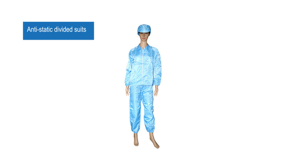 Laboratuvar ESD Önlük Üniforma Çalışma Kıyafetleri Antistatik ESD Temiz Oda Giysisi