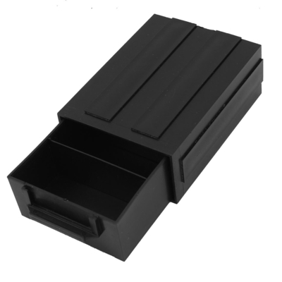 Siyah Plastik Anti Statik ESD IC Bileşen Çekmece Kutusu