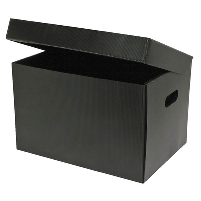 PP dalgalanmış plastik levha ESD depolama kutusu PP Correx özel kutu