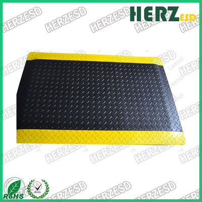 Anti Yorgunluk Çarşafı Sarı ve Siyah ESD PVC / EPDM köpük / kauçuk malzemesi ile kauçuk çarşaf