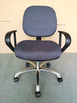 Üçlü Ayarlanabilir ESD Hazırlama Sandalyesi, Konforlu Laboratuar Koltukları