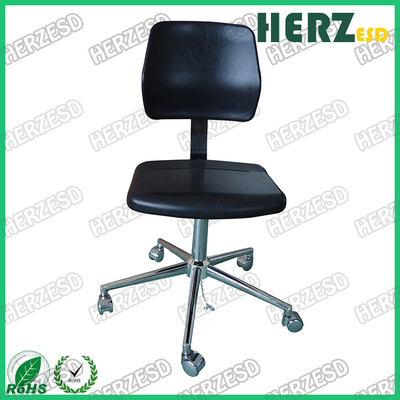 Dayanıklı Büyük Geri Anti Statik Sandalye, Ergonomik ESD Sandalyeler Siyah Renk