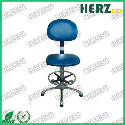 Temiz oda Anti-statik PU deri Ayaklıklı Yüksek profilli Sırt Sandalyesi