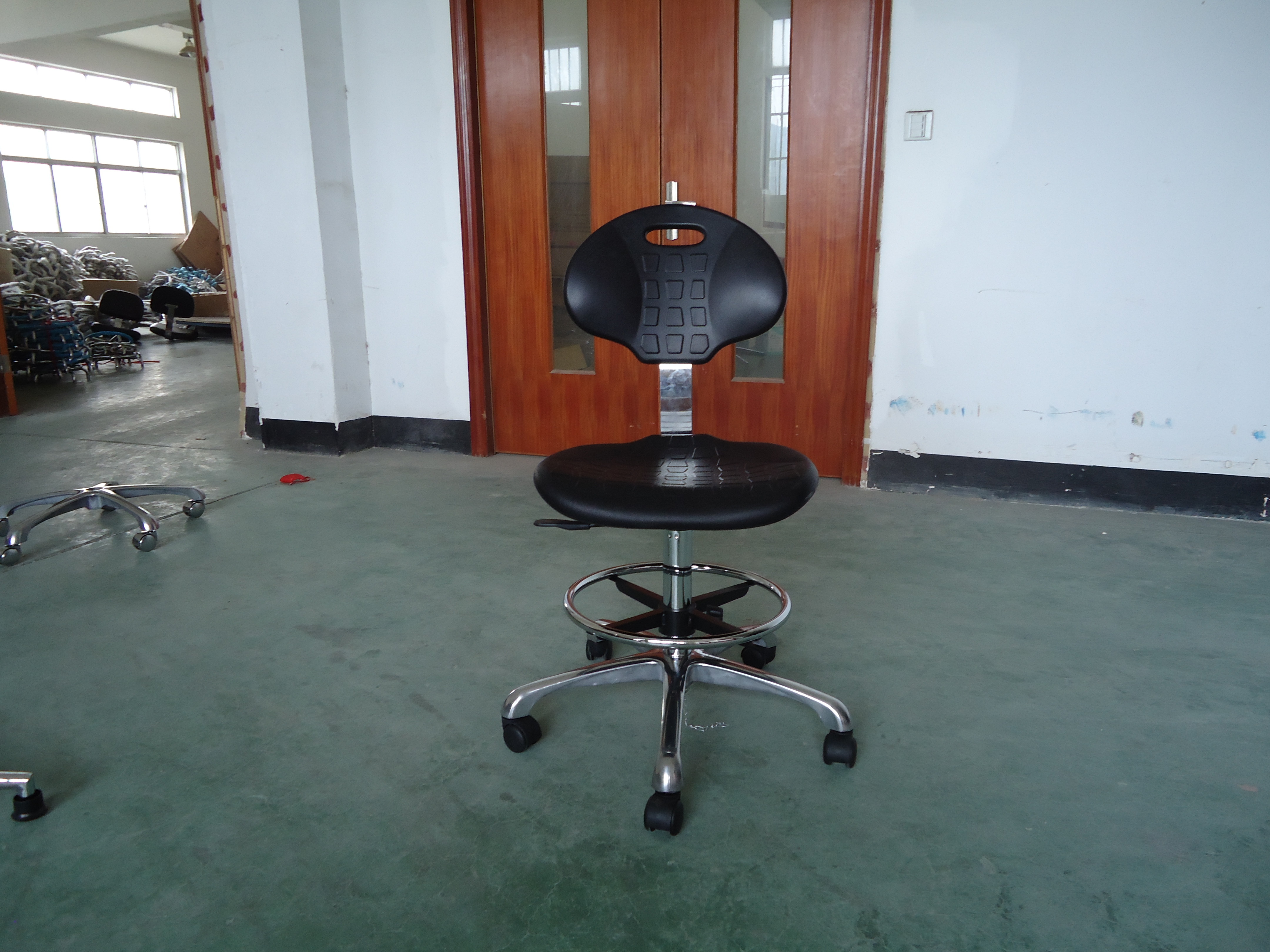 600800mm yükseklik İletken Naylon Castor ESD Tabure Sandalye