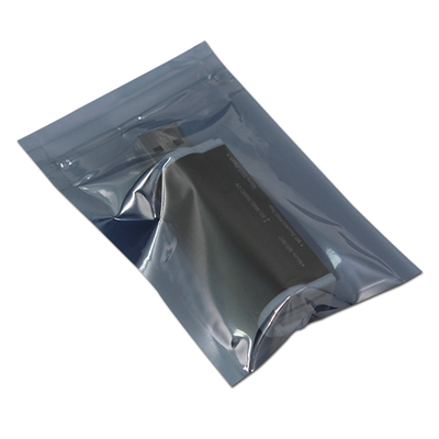 Bileşen Ambalajı için Zip kilidi Şeffaf ESD Metalize Statik Koruyucu Çanta