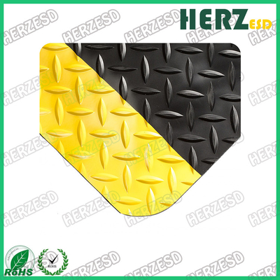 Sarı ve Siyah ESD Kauçuk PVC / EPDM Köpük / Kauçuk Malzemesi ile