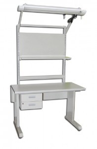 OEM Özelleştirilmiş ESD Çalışma Masası Antistatik Elektronik Laboratuar Çalışma Masası