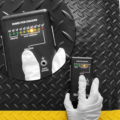 Sarı ve Siyah ESD Kauçuk PVC / EPDM Köpük / Kauçuk Malzemesi ile