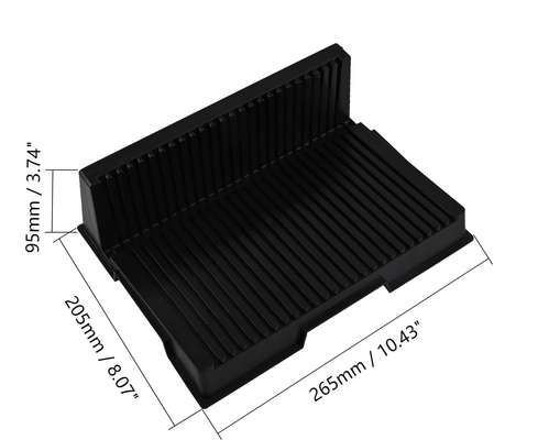 ESD Antistatik L Tipi Üst PCB Depolama Dolaşımı ESD Dolaşım Rack PCB Tepsisi ESD Raft Depolama Dönüşüm Rack