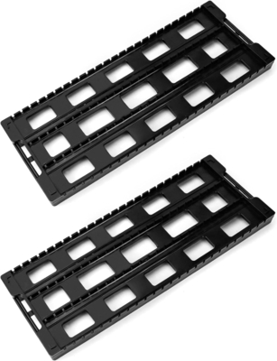 Antistatik ESD Dolaşım Rack Rack Siyah Plastik PCB Rack, 25 Slot Depolama Stand Çember Taşıyıcısı