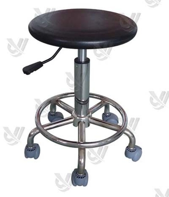 Yüksek Performanslı Temiz Oda PU Köpük Düzenlenebilir Metal Zincirlerle Antistatik Sandalye Laboratuvar için ESD Sandalye