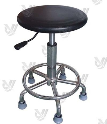 Yüksek Performanslı Temiz Oda PU Köpük Düzenlenebilir Metal Zincirlerle Antistatik Sandalye Laboratuvar için ESD Sandalye