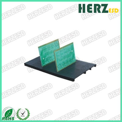 ESD PCB Racks Plastik PCB Tepsisi Anti-Statik Siyah PCB Sahibi