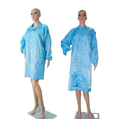 Antistatik Temiz Oda Çalışma Giysileri Smock Jumpsuit Üniforma Çalışma Giysileri Labcoat Koruyucu Giysi