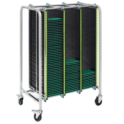 900*675*1300mm Smt Pcb Rack Trolley Düzenlenebilir Esd Pcb Depolama Trolley Antistatik Esd Pcb Depolama Trolley