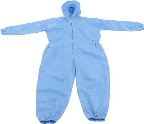 ESD Temiz oda örtüsü Antistatik laboratuvar paltoları ESD takım elbise çalışma kıyafetleri