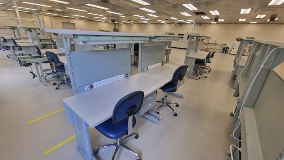 Özel ESD Çalışma Masası Elektronik Montajı İçin Anti-Statik Elektrik Laboratuvar Çalışma Masası