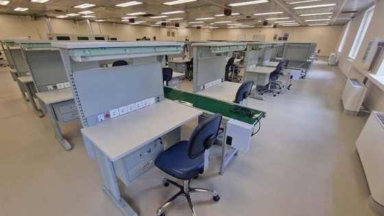 Özel ESD Çalışma Masası Elektronik Montajı İçin Anti-Statik Elektrik Laboratuvar Çalışma Masası