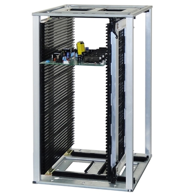 355*320*563mm ESD PCB Dergi Rack Antistatik SMT PCB Depolama Arabası PCB Üretim hattı için