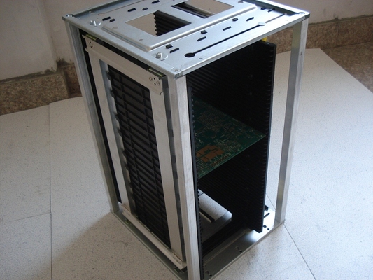 355*320*563mm ESD PCB Dergi Rack Antistatik SMT PCB Depolama Arabası PCB Üretim hattı için