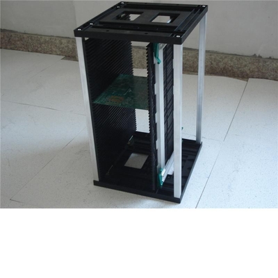 355*320*563mm Manşet Tipi Metal ESD SMT ve PCB Montajı için PCB Dergi Rağı