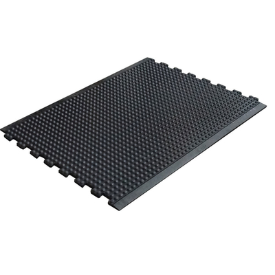Interlock Anti yorgunluk Kauçuk Matting Endüstriyel Balonluk Mat Kayma karşıtı