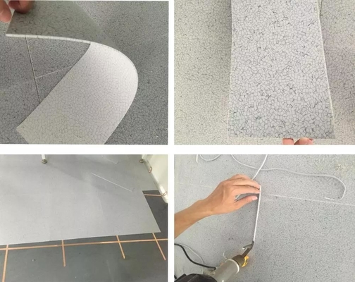 ESD Vinyl Zemin Plakası Kolay Bakım PVC Zemin