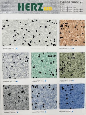 ESD Vinyl Yer Taşları Antistatik PVC Yer Taşları