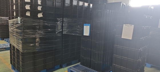 400x300mm Depolama Konteyneri Yüklenebilir ESD Endüstriyel Plastik Depolama Kutusu İletici Kutu