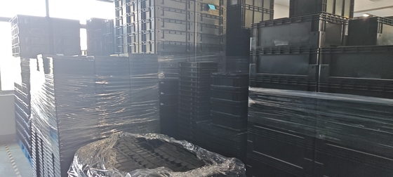 400x300mm Depolama Konteyneri Yüklenebilir ESD Endüstriyel Plastik Depolama Kutusu İletici Kutu