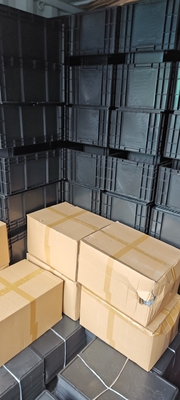600*400mm ESD Plastik Kutusu ESD Depolama Kutusu Elektronik parçalar için iletken kutu