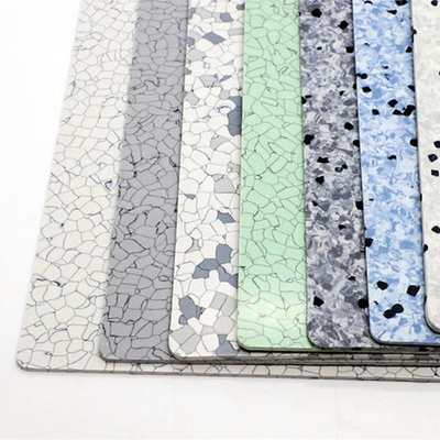 Yürütücü PVC Yere Taş Vinyl Anti-Statik Çeşitli Renkli PVC ESD Yere Taş Temiz Oda için
