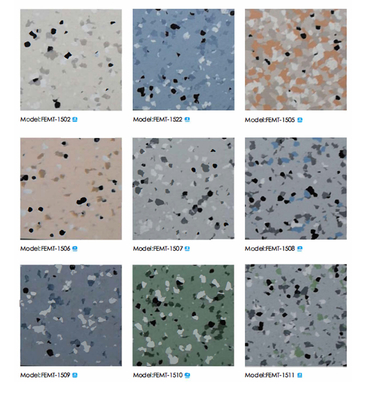 Yürütücü PVC Yere Taş Vinyl Anti-Statik Çeşitli Renkli PVC ESD Yere Taş Temiz Oda için
