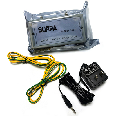 ESD SURPA 518-2 ESD Bilek Kemeri Denetleyicisi / Antistatik Bilek Kemeri Çevrimiçi Monitör
