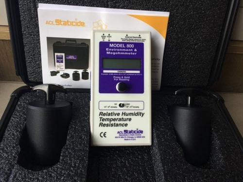 Çevre ve Megohmmeter Yüzey Direnci Meter ACL 800 Dijital Megohmmeter Direniş Testörü