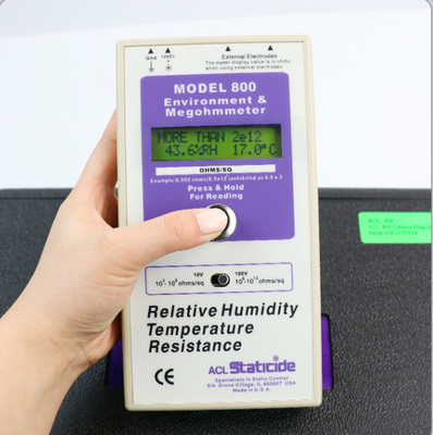 Çevre ve Megohmmeter Yüzey Direnci Meter ACL 800 Dijital Megohmmeter Direniş Testörü
