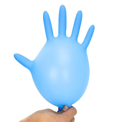 ESD Mavi Siyah Nitril Güvenlik Eldivenleri Toptan satılan tek kullanımlık antistatik muayene eldivenleri