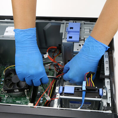 Antistatik Nitril Tek seferlik Eldivenler PCB Montaj Hatı İş Eldivenleri