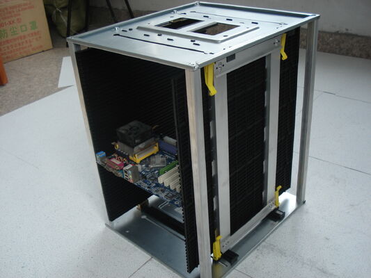 Gear Track Düzenleme ESD PCB Dergi Rack Anti-statik SMT PCB Depolama Rack