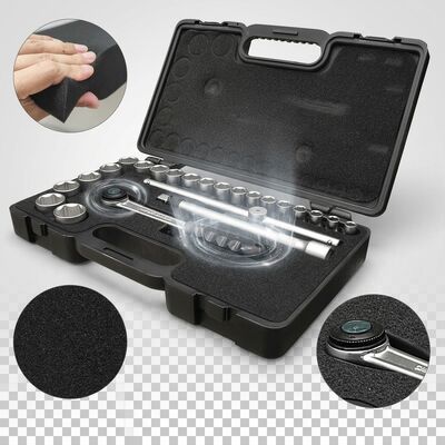 Özel Antistatik ESD Köpük Ekleme Yastığı Yüksek Nitelik EVA IXPE Elektronik Kürsü Ambalajı İçin Yapışkan Desteklenmiş Liner