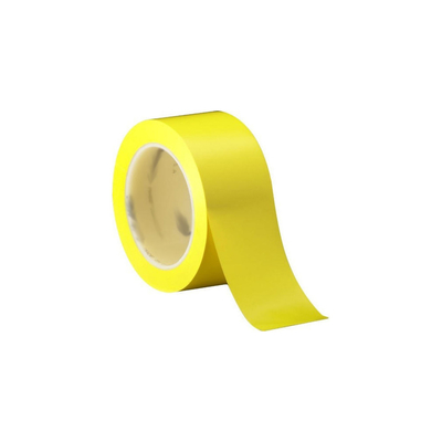 0.13mm Kalınlık EPA İşaretleme Sarı Yapışkan Zemin ESD Uyarı Bandı