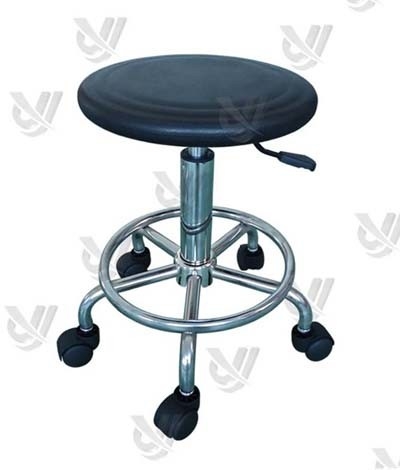 Yüksek Performanslı Temiz Oda PU Köpük Düzenlenebilir Metal Zincirlerle Antistatik Sandalye Laboratuvar için ESD Sandalye