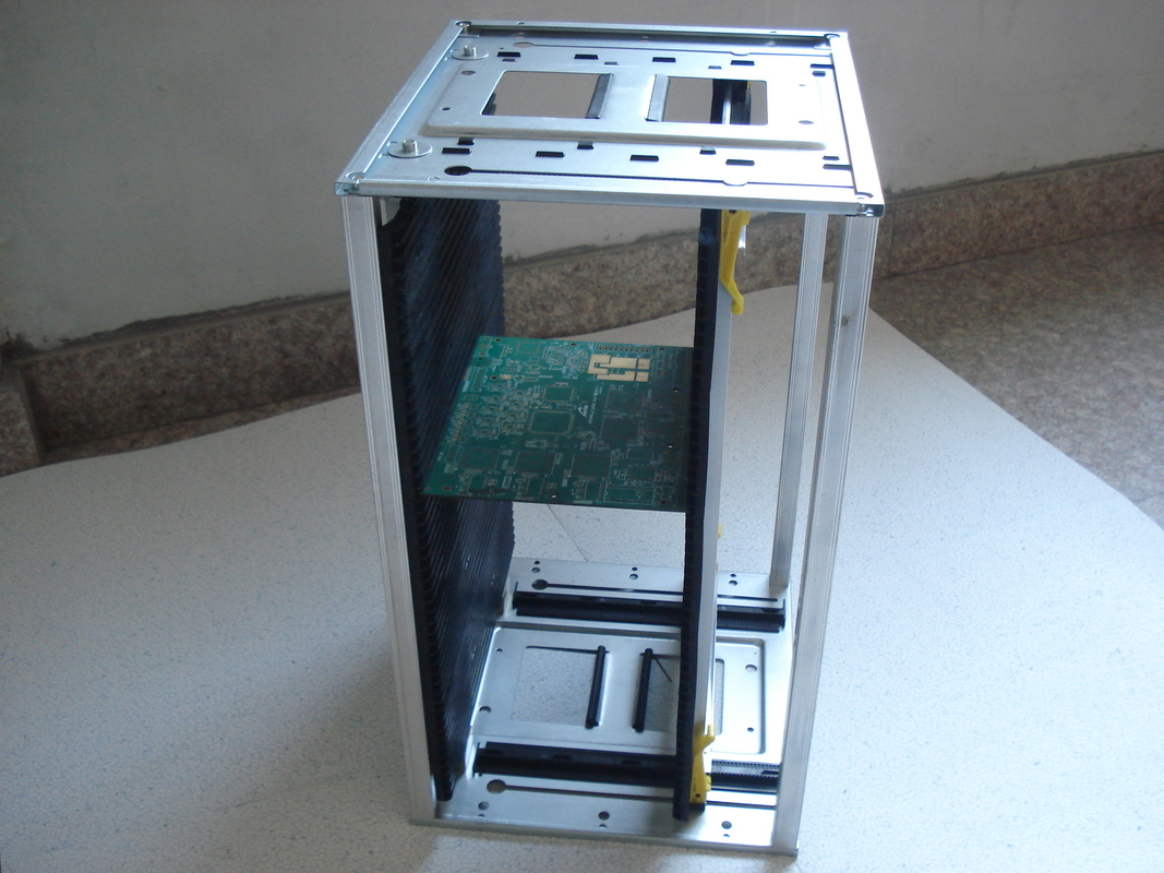 355*320*563mm ESD PCB Dergi Rack Antistatik SMT PCB Depolama Arabası PCB Üretim hattı için