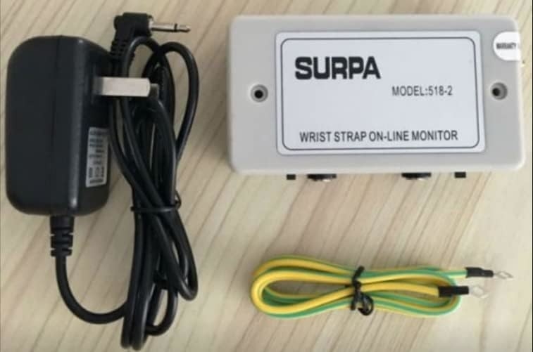 ESD SURPA 518-2 ESD Bilek Kemeri Denetleyicisi / Antistatik Bilek Kemeri Çevrimiçi Monitör