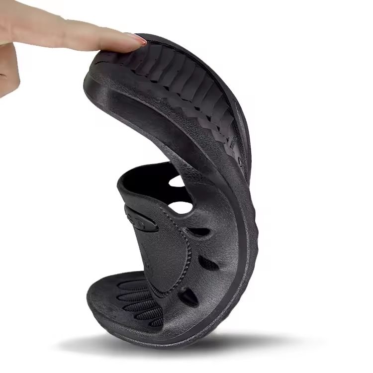 Fabrika ESD Anti-Statik SPU Çoraplar Siyah Altı Delik Temiz Oda Atölyesi Güvenlik Rahat Anti-Slip