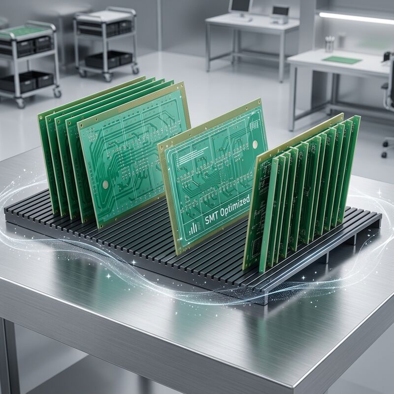 Anti-statik devre panelleri için ağır görev ayarlanabilir ESD PCB depolama arabası